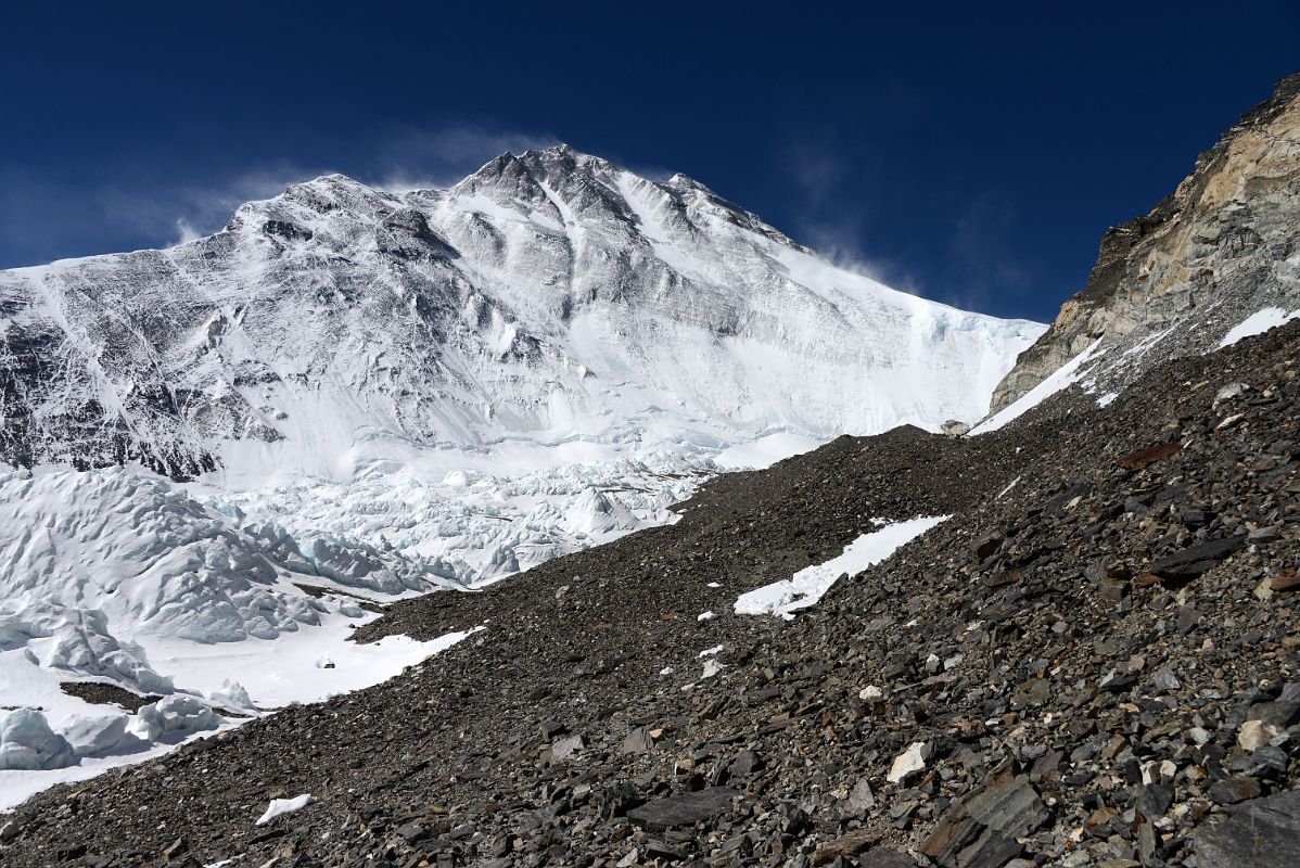 50 The North Col Of Mount Everest North Face Coming Into View As The Trail Continues To Contour Around Changtse Near Mount Everest North Face Advanced Base Camp In Tibet